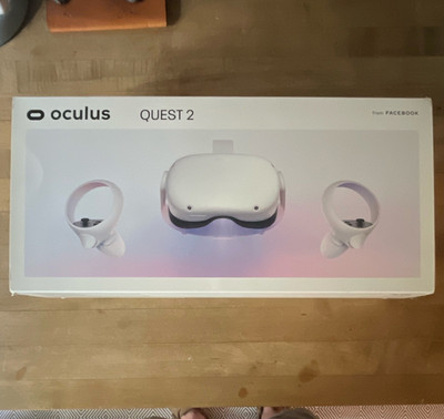 Oculus Quest 2 Standalone VR Headset w/ Touch Controllers, White