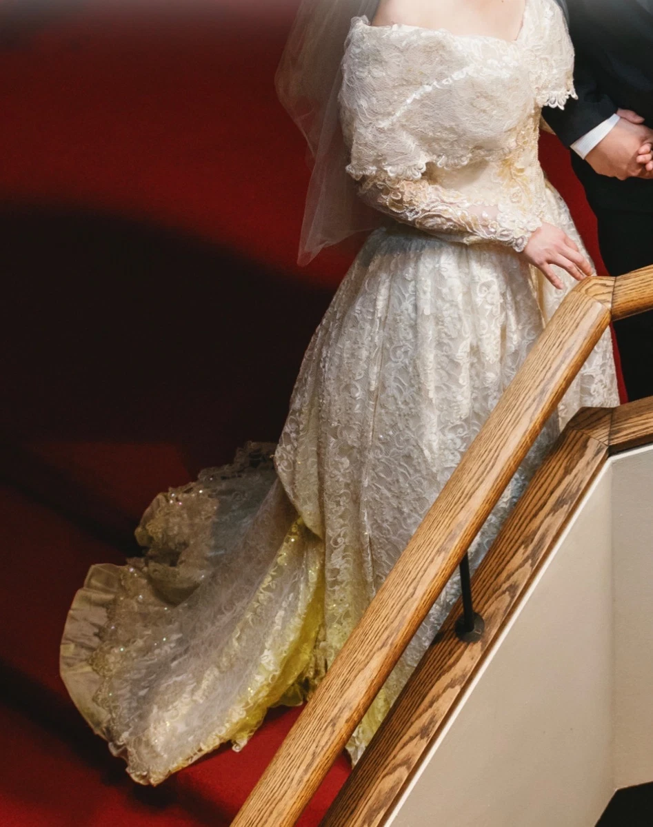 ebay vintage lace wedding dress Lace White Vintage Wedding Dresses & Veils for Women for sale
