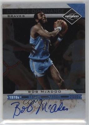 2011 Panini Limited Decade Dominance Signatures 41/99 Bob McAdoo Auto HOF 0i2a