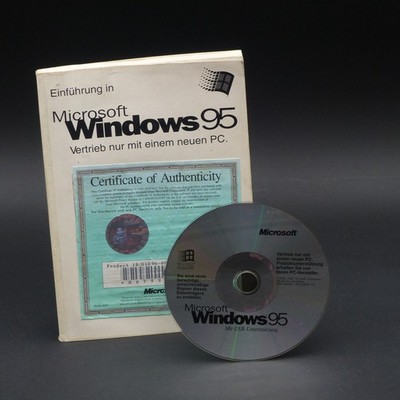 Windows 95 mit USB Unterstützung CD + Lizenz Key + Handbuch - DEUTSCH