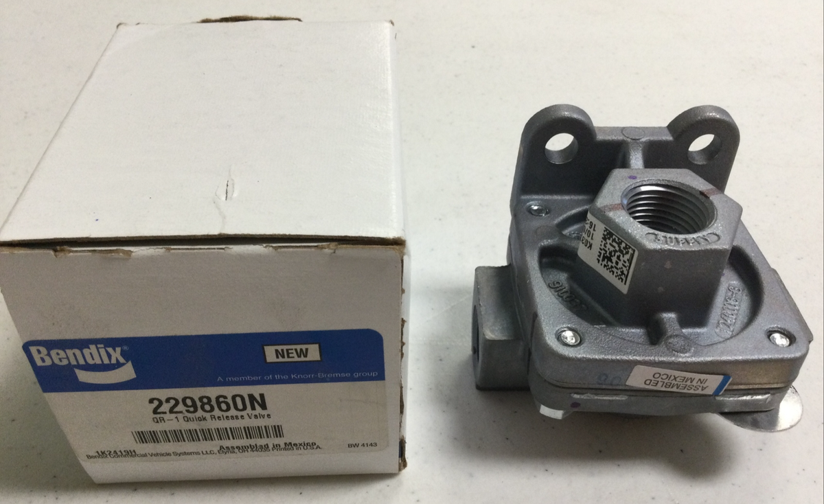 NEW, BENDIX 229860N K037947 QUICK RELEASE VALVE BW4143, FREE