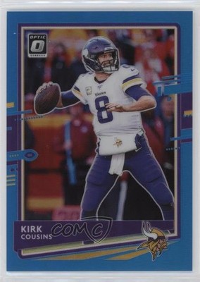 2020 Panini Donruss Optic Aqua Prizm /299 Kirk Cousins #63 0rd2