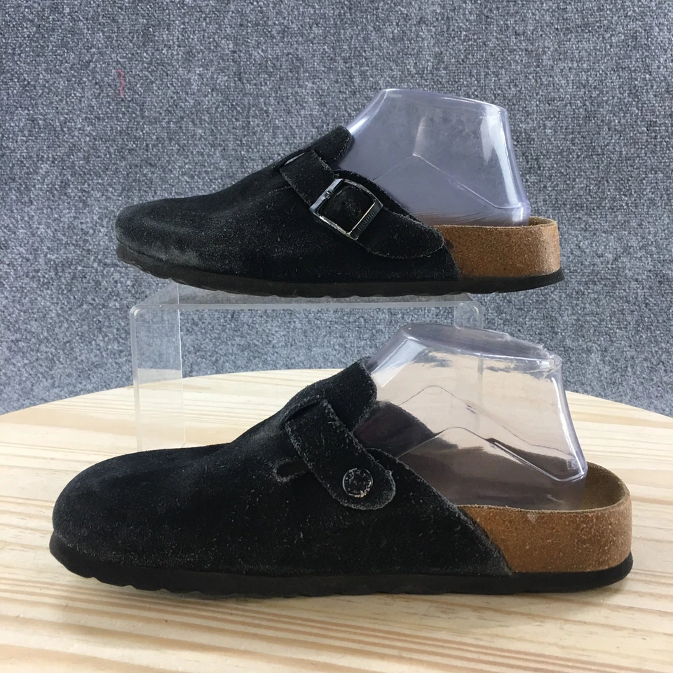 Betula By Birkenstock Shoes Womens 38 Clog Black Slip On Closed Toe Casual Flats - Image 2 of 4