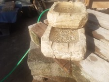 Sandstein Kaskade Gartenbrunnen Springbrunnen Wasserfall Gartenteich Wasserspie