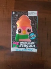     New Sealed Schylling NeeDoh Squishmas Polar Glow Penguin Glow in the Dark