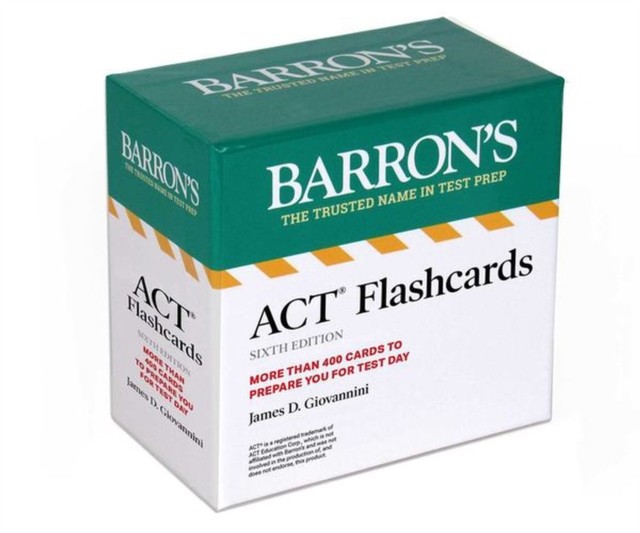 ACT Flashcards, Sixth Edition: Up-to-Date Review (2026) (Barron's ACT Prep) - Image 2