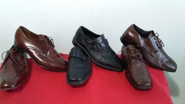 Men Loafers Brown 43 #BY2