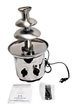 Cook's Essentials 3-Tier Chocolate Fondue Fountain #QCE0391   New in Box   T2584