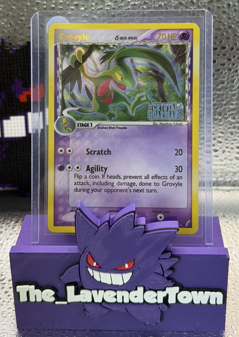 GROVYLE Δ 19/100 RARE CRYSTAL GUARDIANS POKEMON REVERSE HOLO NM