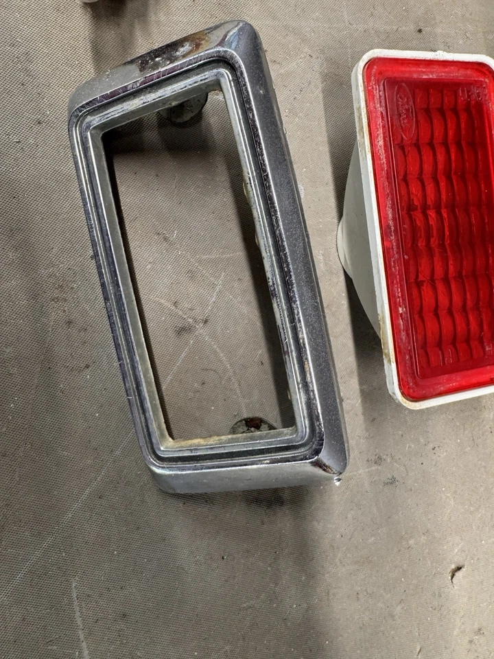 1969 Ford Mustang Galaxie 1/4 панели света корпуса маркер поворотник лампа ободок - Изображение 3 из 4