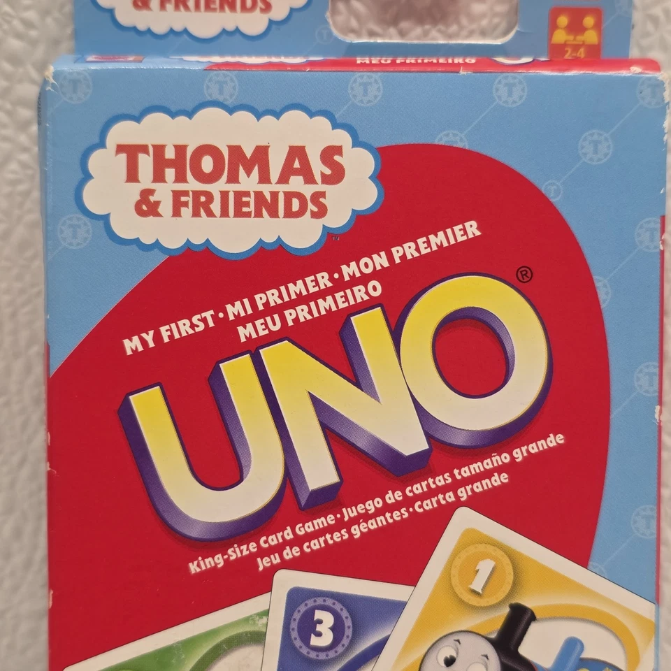 Thomas & Friends Train My First Uno 2009 juego de cartas tamaño king - ¡Nuevo! Foto 4 de 4