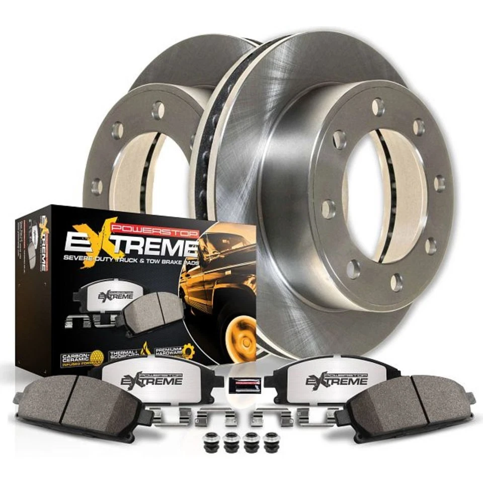 MDK6403 Powerstop 2-Wheel Set Brake Disc and Pad Kits Front for F250 Truck F350 - Изображение 2 из 4