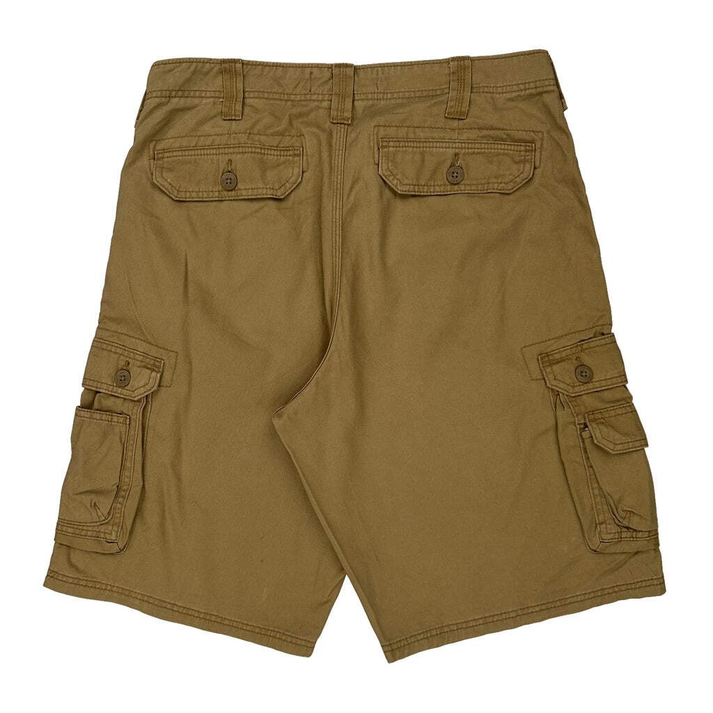 Lee Cargo Shorts - 34W 10L Khaki Cotton