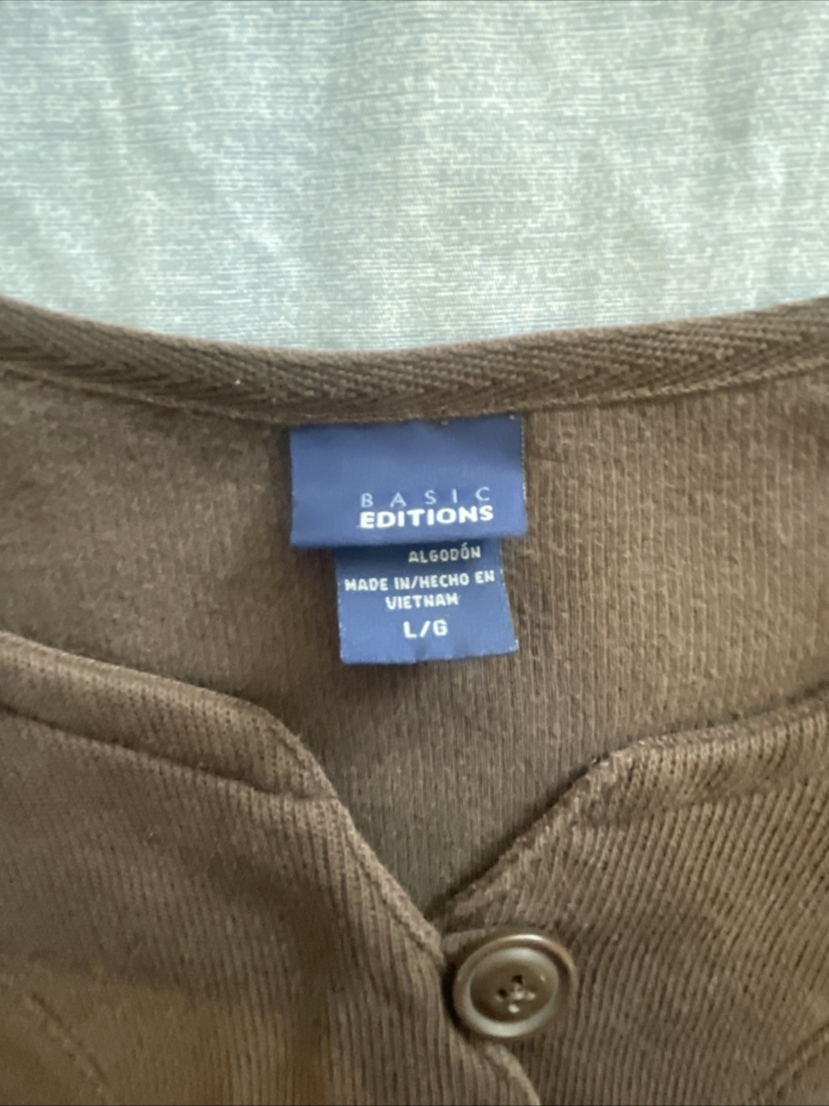 Basic Editions Large Brown Longsleeve Sweater - image 2