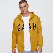 GAP Men's SET Yellow/Navy Zip Hoodie and Navy Joggers MSRP 100 Size L