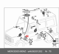 Mercedes-Benz Lautsprecher G-Klasse W463 A4638201202 Original Neu