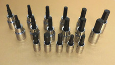 NEW Craftsman 17pc Hex Bit Socket Set 1/4 3/8...