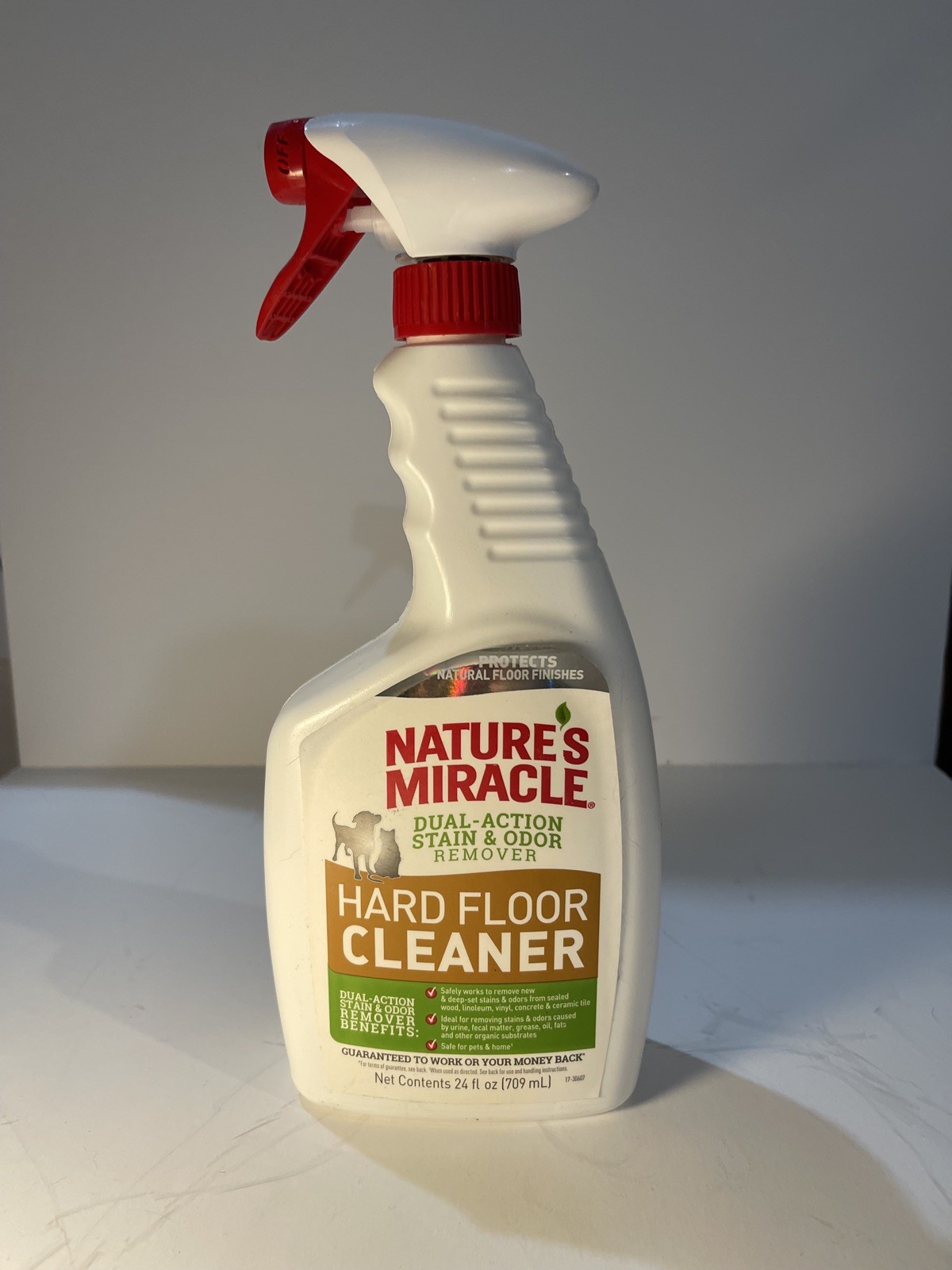NATURE'S MIRACLE 24oz Hard Floor Cleaner Stain & Odor Remover NEW+FAST SHIPPING