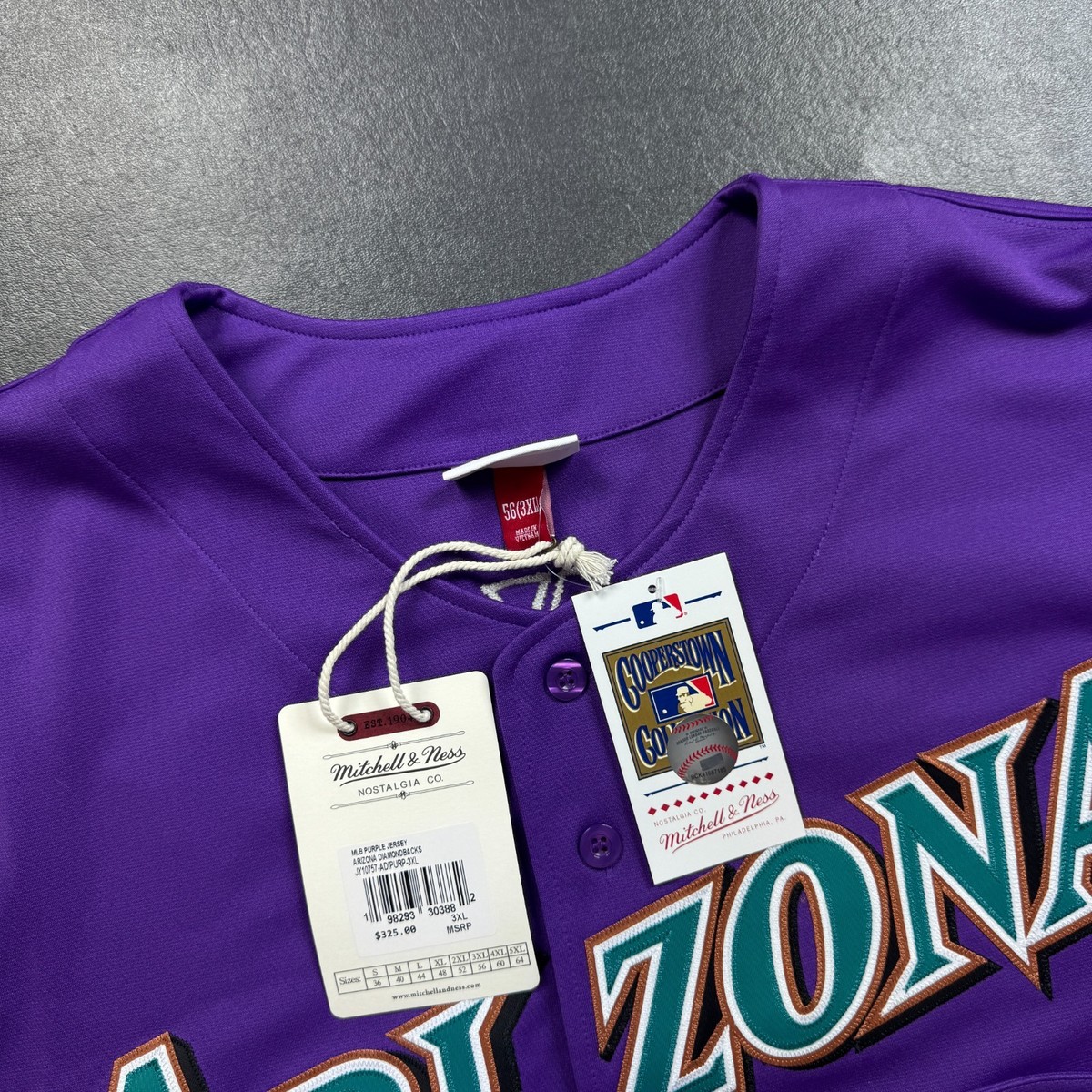 100% Authentic Randy Johnson Mitchell Ness 2000 Diamondbacks