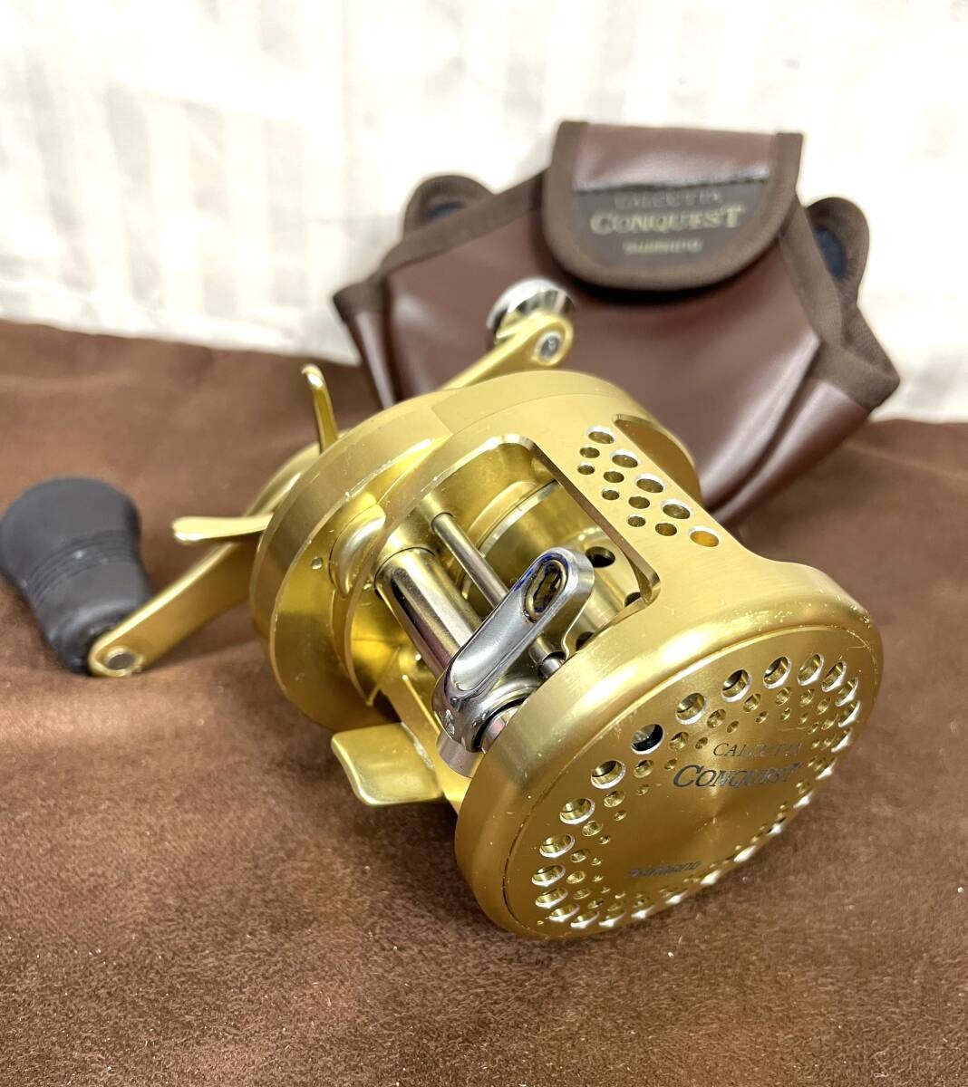 リール SHIMANO CALCUTTA CONQUEST 400F Shimano Calcutta Conquest MD Baitcasting Reels - J&H Tackle