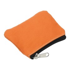 3" x 5" Coin Purse Pouch, Change Purses Small Organizer Bags, Orange