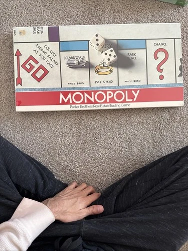 Vintage Monopoly #9 Parker Brothers Board Game SEALED 1975 No Barcode