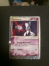 Pokémon TCG Mewtwo ex 101/109 EX Ruby & Sapphire Ultra Rare Holo 2003 MP