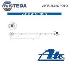 245147-05103 BREMSSCHLAUCH BREMSLEITUNG VORNE ATE FÜR AUDI A2,8Z0