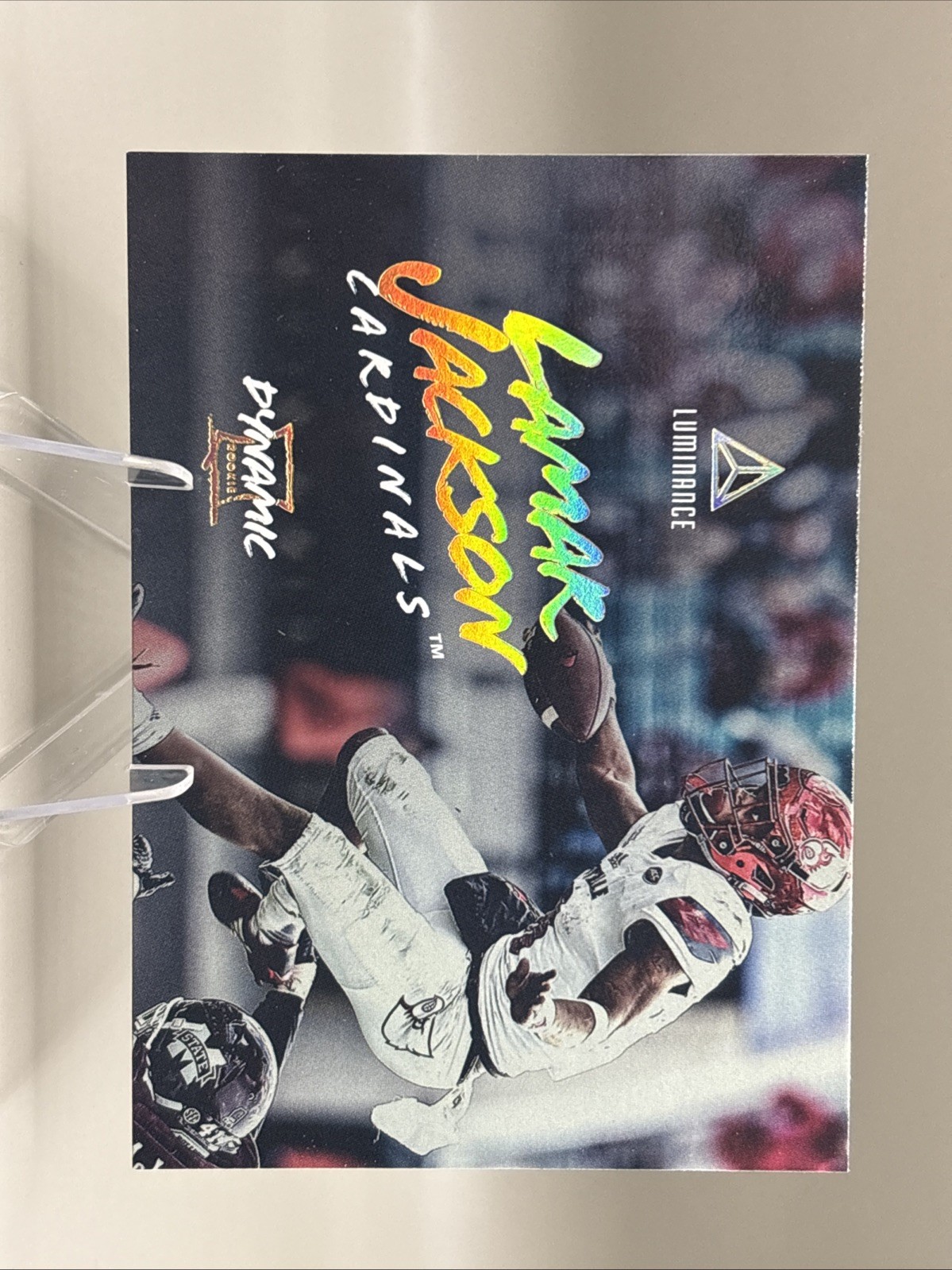 2018 Panini Luminance Dynamic Lamar Jackson #20 (RC) Cardinals Ravens Rookie