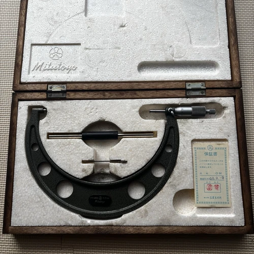 MITUTOYO JAPAN MICROMETER SET 175-200 MM 0.01 MM NO 103-144　NO2503OT02