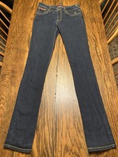 Vtg Y2K Baby Phat Low Rise Jeans Sz 5 Embroidered Logo USA Made Size 5 EXC.!
