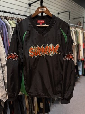 Supreme Warthog Warm Up (Large) Pullover Black Green Brand New 100% Authentic