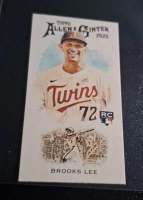 2025 TOPPS ALLEN & GINTER 1889 N22 MINI #N222-29 BROOKS LEE RC MINNESOTA TWINS