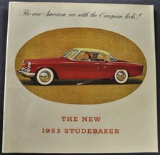 1953 Studebaker Brochure Commander Starliner Champion Starlight Coupe Hole 1953 Studebaker Brochure Commander Starliner Champion Starlight Coupe Hole