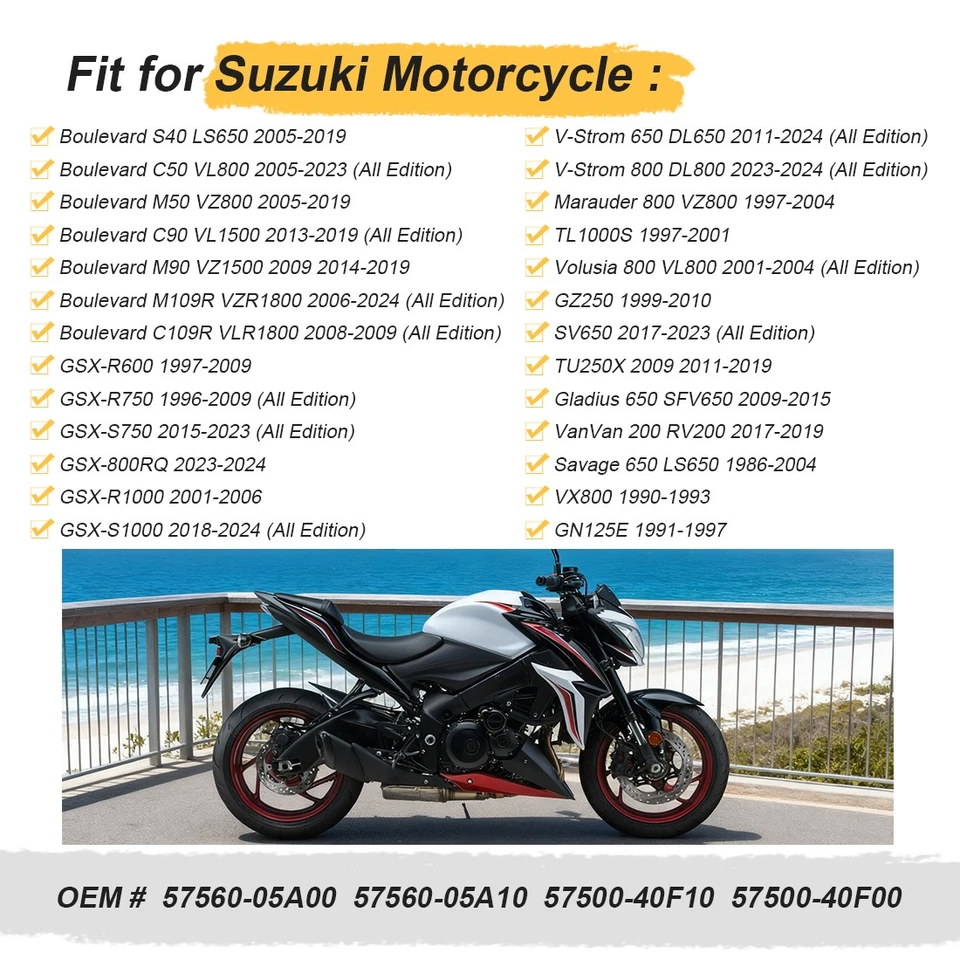 Interruptor de embrague impermeable para Suzuki GSXR600 GSXR750 1996-2009 GSXR1000 2001-2006 Foto 4 de 4