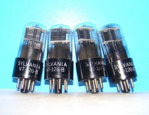 6X5GT VT-126-B 4 radio Sylvania audio amplifier vacuum tubes valve tested 6X5G