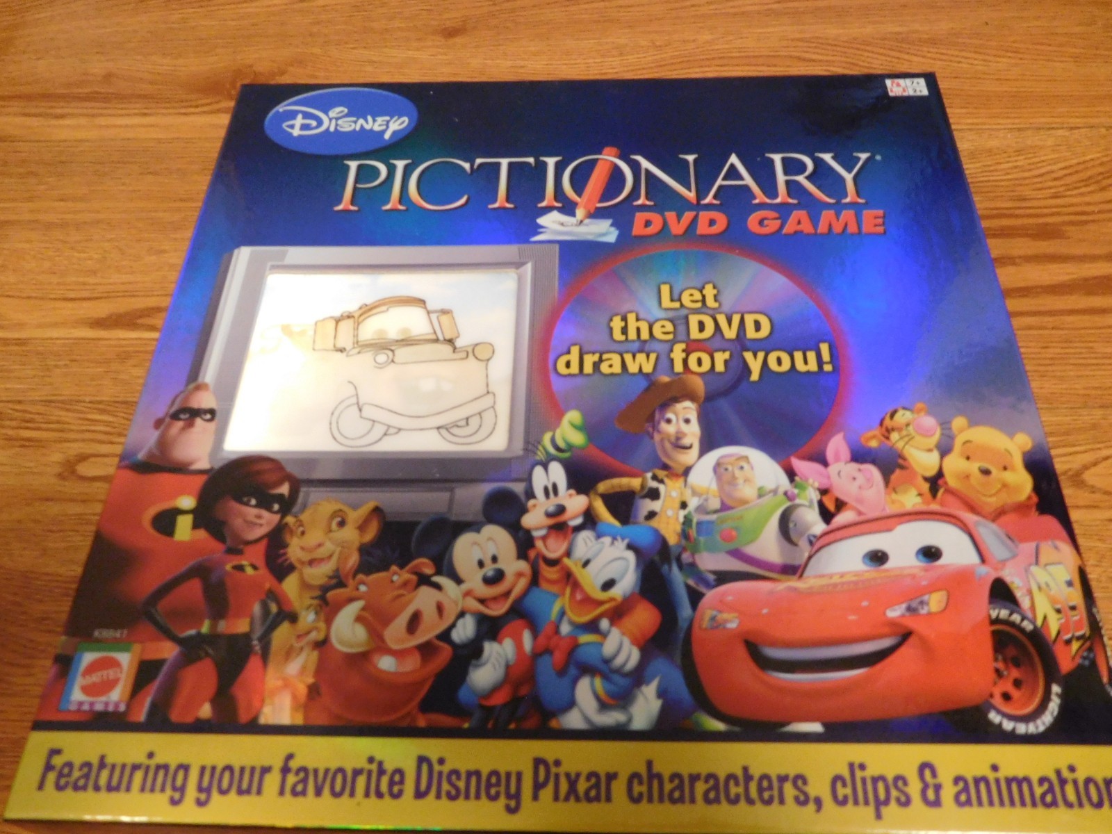 Disney Pictionary DVD Game Pixar Brand New In Box Unopened&nbsp;