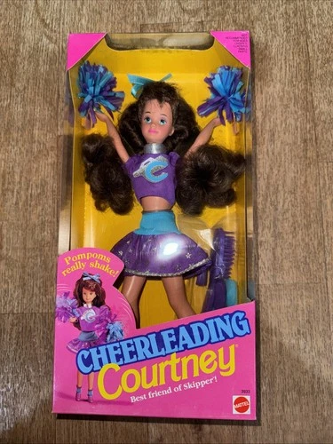 Cheerleading Courtney #3933 NRFB VTG 1992 SEALED Contents Purple Outfit New