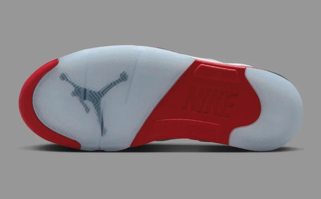 Nike Air Jordan 5 Retro Fire Red Black Tongue OG Sneakers HQ7978-101 Mens Size