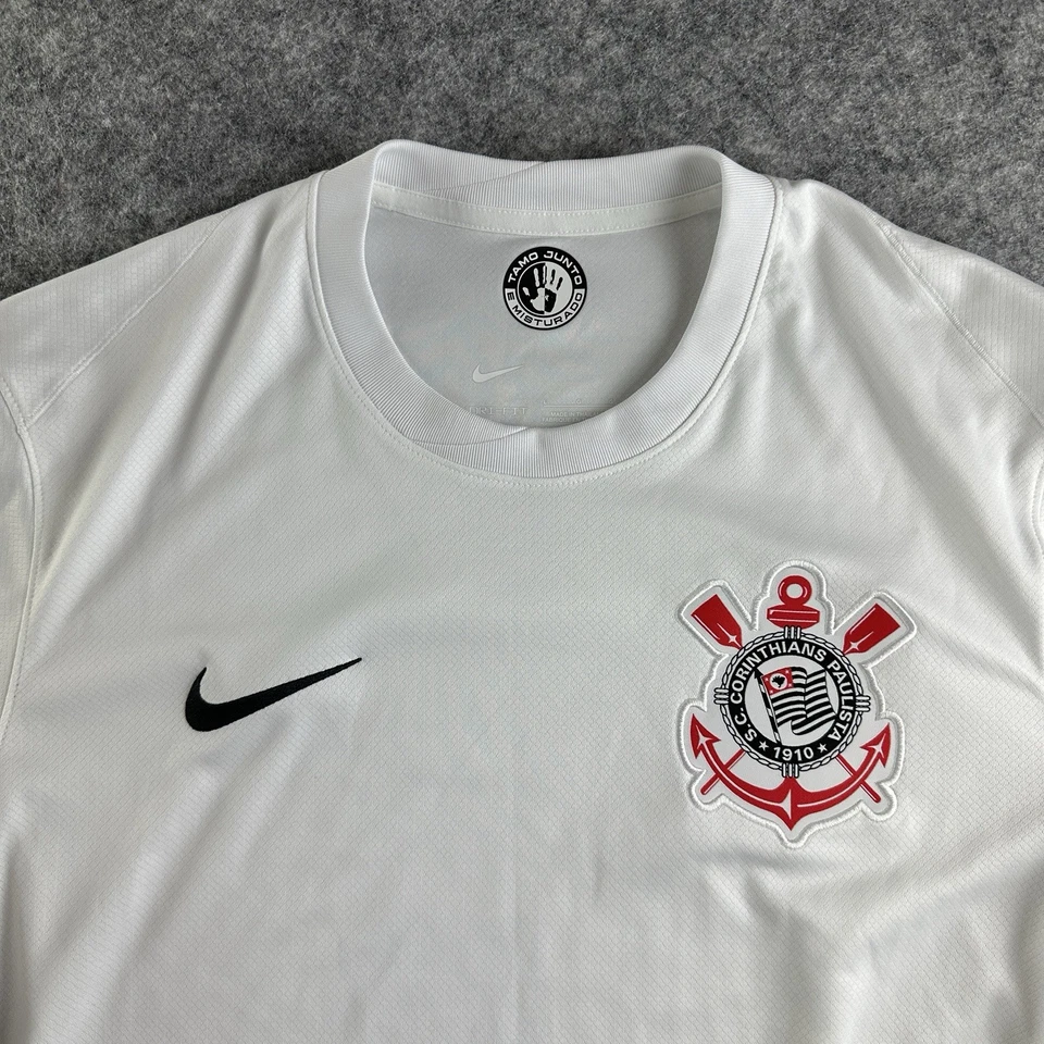 Подлинная мужская футболка Nike Corinthians 24/25 домашняя FN8785-100 размер большой - Изображение 2 из 4