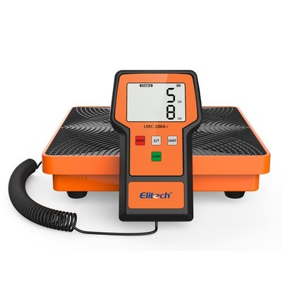 Elitech LMC-100A+ 220Lbs Refrigerant Scale Electronic 220 LBS High Capacity