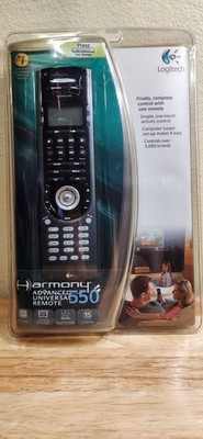 Logitech Harmony 550 Advanced Universal Remote Control 15 Devices NEW SEALED