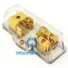 4-GAUGE IN 2 8-GAUGE OUT AGU FUSED DISTRIBUTION BLOCK BOX HOLDER for AMPLIFIERS