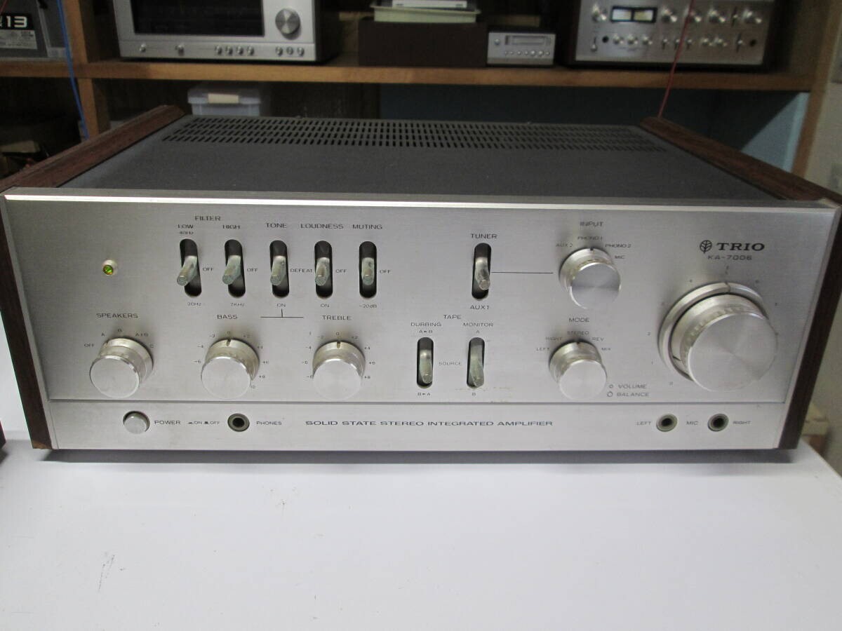 TRIO （現KENWOOD ケンウッド）　KA-7006　プリメインアンプ TRIO KA-7006 Stereo integrated amplifier Working Confirmed