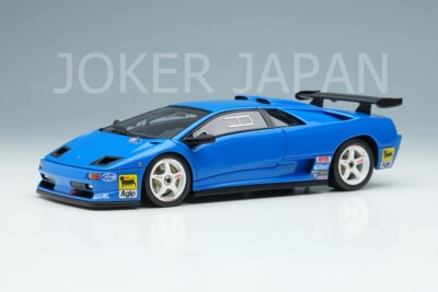アイドロン1/43 Lamborghini Diablo SVR Racing Make Up EIDOLON 1/43 Lamborghini Diablo SVR Racing 1996 Blue