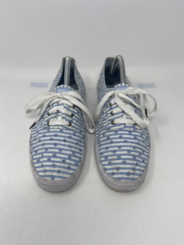 Keds Taylor Swift Blue & White Striped With Flowers Women’s Size: 10 - Picture 3 of 12