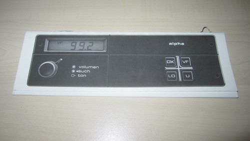 Bedienungsanleitung Betriebsanleitung VW Audi Radio alpha 1985