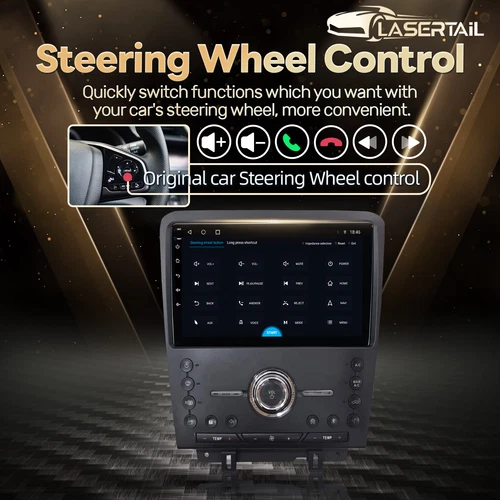 Car Stereo For 2010-2014 Ford Mustang Android 13 Navi CarPlay Radio GPS WIFI 10" - Picture 12 of 20