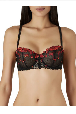 soutien-gorge balconnet Aubade taille 85D US-UK 32 D mod.Demi Coquilles