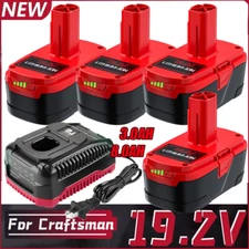 Pack For CRAFTSMAN 19.2 VOLT C3 LITHIUM DIEHARD BATTERY 11375 PP2030 / Charger